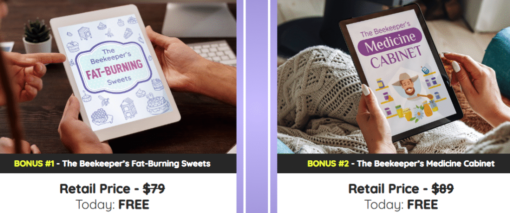 HoneyBurn Free Bonuses