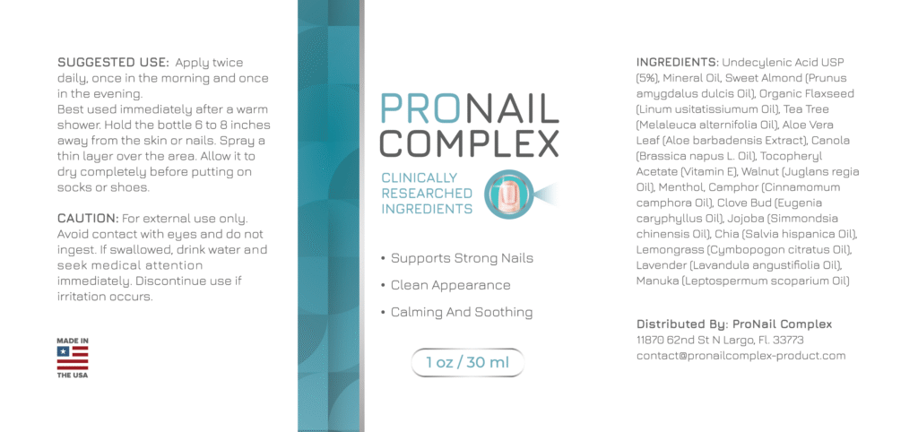 ProNail Complex Drops label